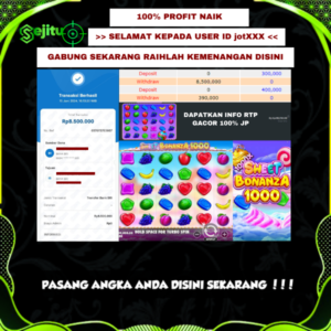 PEMENANG JACKPOT SEJITU GAME PRAGMATIC PLAY