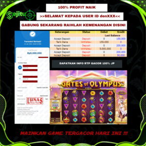 PEMENANG JACKPOT SEJITU GAME PRAGMATIC PLAY