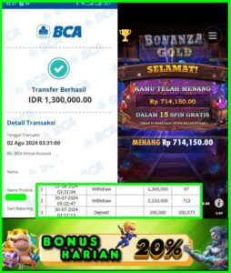 PEMENANG JACKPOT SEJITU GAME PRAGMATIC PLAY