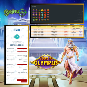 PEMENANG JACKPOT SEJITU GATES OF OLYMPUS PRAGMATIC PLAY