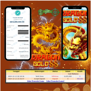 PEMENANG JACKPOT SEJITU GAME DRAGON GOLD 88 PRAGMATIC PLAY