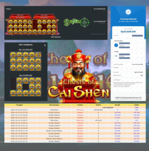 PEMENANG JACKPOT SEJITU GAME CHESTS OF CAI SHEN PRAGMATIC PLAY