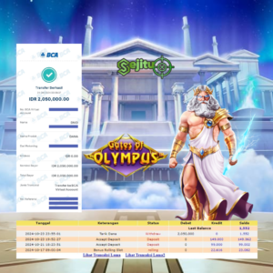 PEMENANG JACKPOT SEJITU GAME GATES OF OLYMPUS PRAGMATIC PLAY